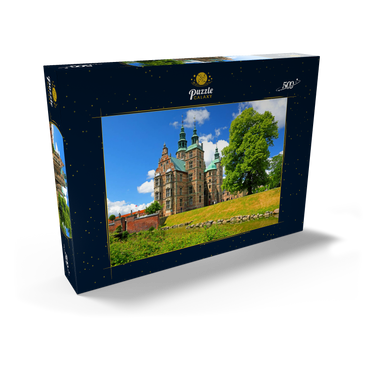 Schloss Rosenborg im Königsgarten, Kopenhagen, Seeland, Dänemark 500 Puzzle Schachtel Ansicht2