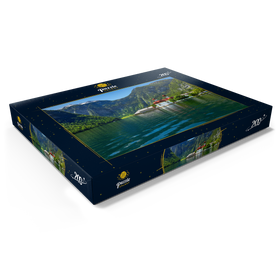 Darstellung des Puzzle Motivs Blick über den See auf St. Bartholomä - Puzzleteile: 200