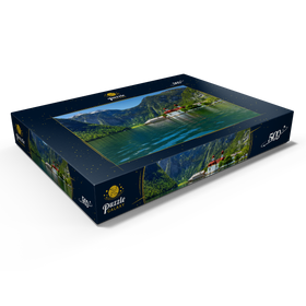 Darstellung des Puzzle Motivs Blick über den See auf St. Bartholomä - Puzzleteile: 500