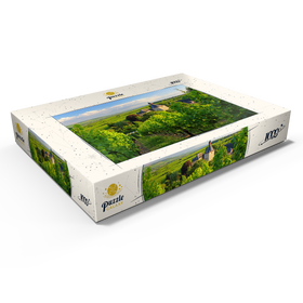Alternative Darstellung des Puzzle-Motivs Schloss Vollrads – Puzzleteile: 1000