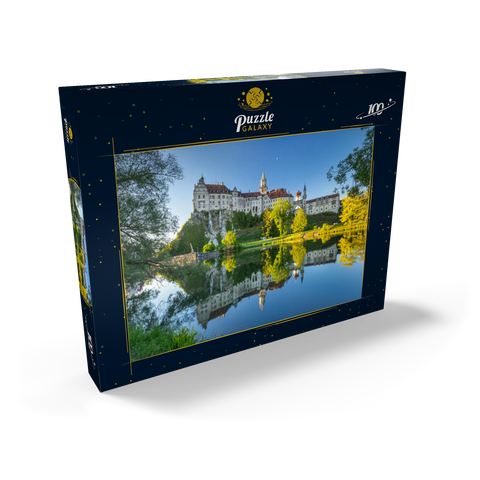 Früher Morgen am Schloss Sigmaringen an der Donau 100 Puzzle Schachtel Ansicht2