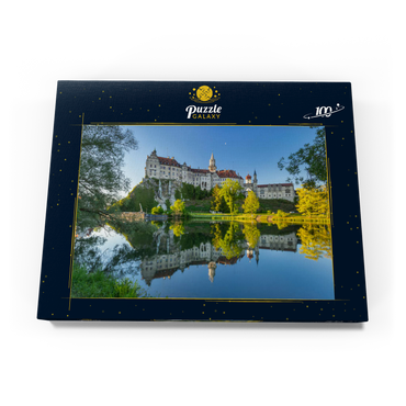 Früher Morgen am Schloss Sigmaringen an der Donau 100 Puzzle Schachtel Ansicht3