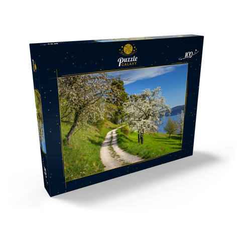 Blütenweg zwischen Ludwigshafen und Sipplingen zur Baumblüte im Frühling 100 Puzzle Schachtel Ansicht2