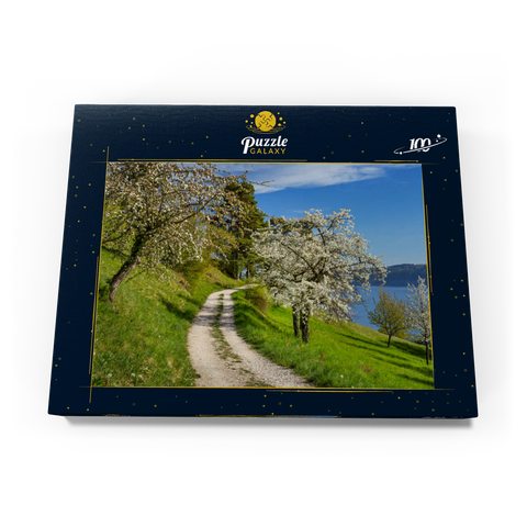 Blütenweg zwischen Ludwigshafen und Sipplingen zur Baumblüte im Frühling 100 Puzzle Schachtel Ansicht3
