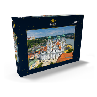Dom St. Stephan in der Altstadt von Passau, Niederbayern 1000 Puzzle Schachtel Ansicht2
