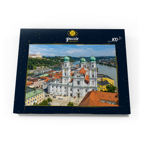 Dom St. Stephan in der Altstadt von Passau, Niederbayern 100 Puzzle Schachtel Ansicht3