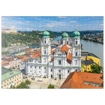 puzzleplate Dom St. Stephan in der Altstadt von Passau, Niederbayern 500 Puzzle