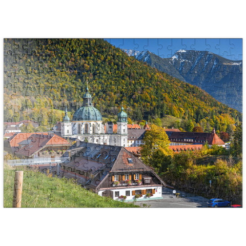 puzzleplate Benediktinerabtei Kloster Ettal 200 Puzzle