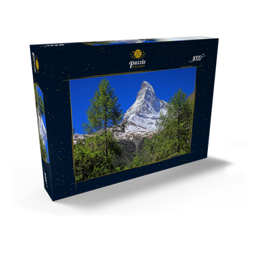 Blick zum Matterhorn (4478m), Zermatt, Kanton Wallis 1000 Puzzle Schachtel Ansicht2