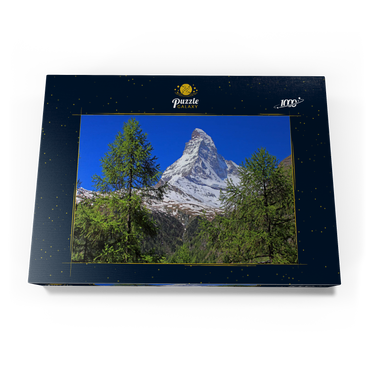 Blick zum Matterhorn (4478m), Zermatt, Kanton Wallis 1000 Puzzle Schachtel Ansicht3