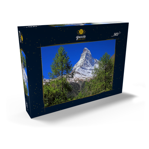 Blick zum Matterhorn (4478m), Zermatt, Kanton Wallis 500 Puzzle Schachtel Ansicht2