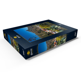Alternative Darstellung des Puzzle-Motivs Blick auf Tejada und zum Roque Bentayga, Gran Canaria – Puzzleteile: 1000