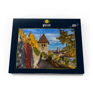 Neckarhaldentor und Blick zur Altstadt, Esslingen am Neckar 100 Puzzle Schachtel Ansicht3