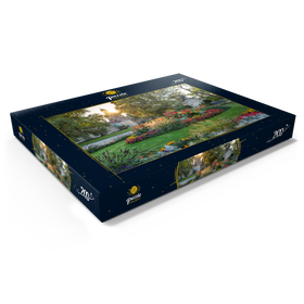 Alternative Darstellung des Puzzle-Motivs Brühlscher Garten an der Brühlschen Terrasse mit Blick zur Frauenkirche – Puzzleteile: 200