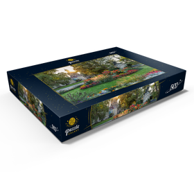 Alternative Darstellung des Puzzle-Motivs Brühlscher Garten an der Brühlschen Terrasse mit Blick zur Frauenkirche – Puzzleteile: 500