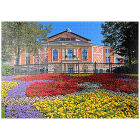 Darstellung des Puzzle-Motivs Richard-Wagner-Festspielhaus in Bayreuth – Puzzleteile: 1000