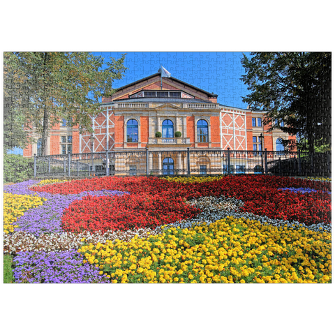 puzzleplate Richard-Wagner-Festspielhaus in Bayreuth 1000 Puzzle