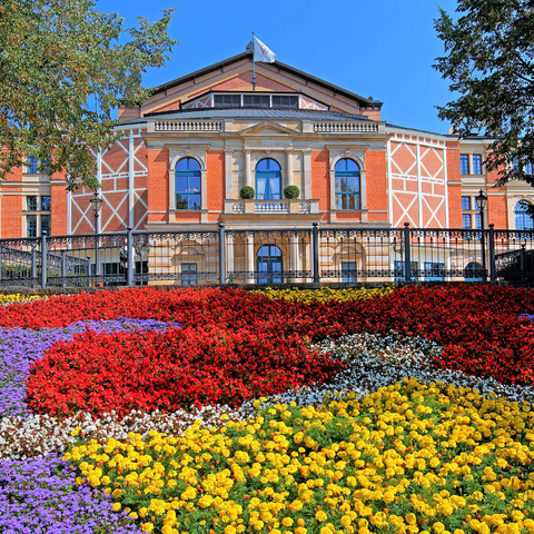Richard-Wagner-Festspielhaus in Bayreuth 1000 Puzzle 3D Modell