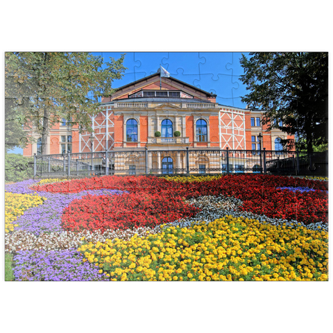 puzzleplate Richard-Wagner-Festspielhaus in Bayreuth 100 Puzzle