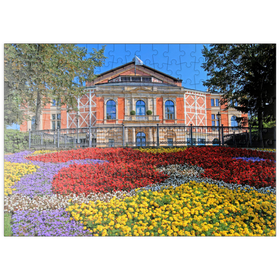 Darstellung des Puzzle-Motivs Richard-Wagner-Festspielhaus in Bayreuth – Puzzleteile: 200