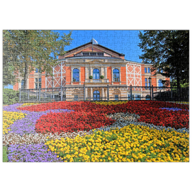 Darstellung des Puzzle Motivs Richard-Wagner-Festspielhaus in Bayreuth - Puzzleteile: 500