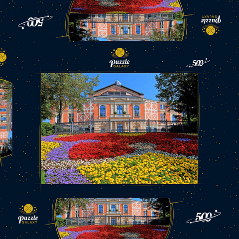 Richard-Wagner-Festspielhaus in Bayreuth 500 Puzzle Schachtel 3D Modell