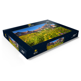 Alternative Darstellung des Puzzle-Motivs Schloss Cecilienhof, Sitz der Potsdamer Konferenz – Puzzleteile: 200