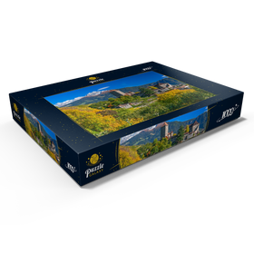 Darstellung des Puzzle Motivs Schloss Tirol im Dorf Tirol bei Meran, Provinz Bozen, Trentino-Südtirol, Italien - Puzzleteile: 1000