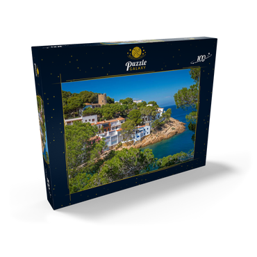 Bucht Cala Sa Tuna, Begur, Costa Brava, Spanien 100 Puzzle Schachtel Ansicht2