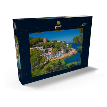 Bucht Cala Sa Tuna, Begur, Costa Brava, Spanien 500 Puzzle Schachtel Ansicht2