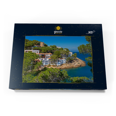 Bucht Cala Sa Tuna, Begur, Costa Brava, Spanien 500 Puzzle Schachtel Ansicht3