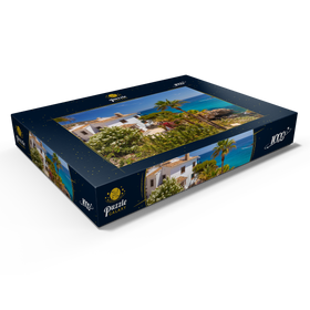 Alternative Darstellung des Puzzle-Motivs Ferienhaus an der Küste bei Moraira, Costa Blanca, Spanien – Puzzleteile: 1000