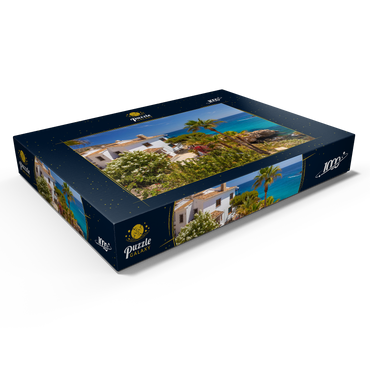 Ferienhaus an der Küste bei Moraira, Costa Blanca, Spanien 1000 Puzzle Schachtel Ansicht1