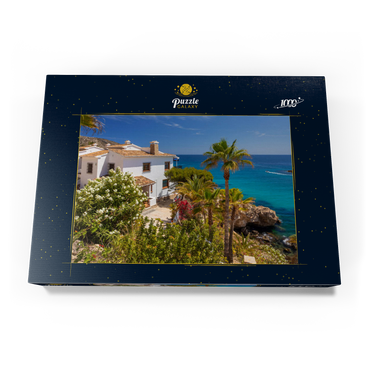 Ferienhaus an der Küste bei Moraira, Costa Blanca, Spanien 1000 Puzzle Schachtel Ansicht3