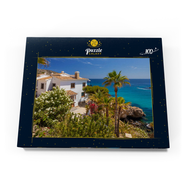 Ferienhaus an der Küste bei Moraira, Costa Blanca, Spanien 100 Puzzle Schachtel Ansicht3
