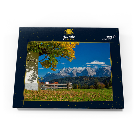 Am Berggasthof Gschwandtnerbauer (1020m) 100 Puzzle Schachtel Ansicht3
