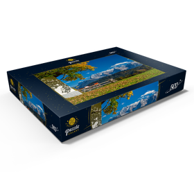 Alternative Darstellung des Puzzle-Motivs Am Berggasthof Gschwandtnerbauer (1020m) – Puzzleteile: 500