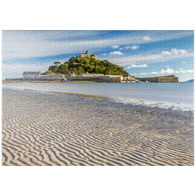 Darstellung des Puzzle-Motivs St Michael's Mount, Marazion bei Penzance, Penwith Peninsula, Cornwall – Puzzleteile: 1000