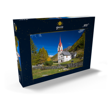 Heilig-Geist-Kirche, Ahrntal, Trentino-Südtirol, Italien 1000 Puzzle Schachtel Ansicht2