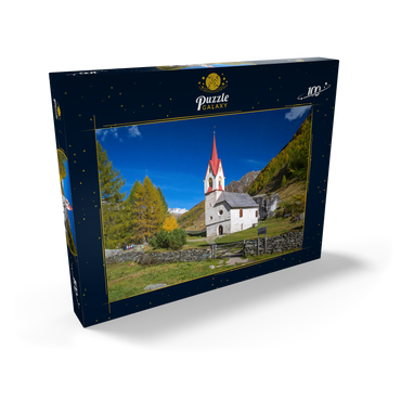 Heilig-Geist-Kirche, Ahrntal, Trentino-Südtirol, Italien 100 Puzzle Schachtel Ansicht2