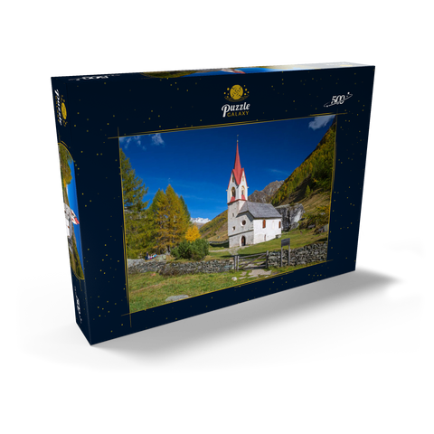 Heilig-Geist-Kirche, Ahrntal, Trentino-Südtirol, Italien 500 Puzzle Schachtel Ansicht2
