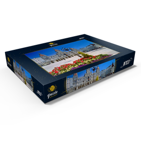 Alternative Darstellung des Puzzle-Motivs Rathaus mit der Statue der Marka Pita – Puzzleteile: 1000