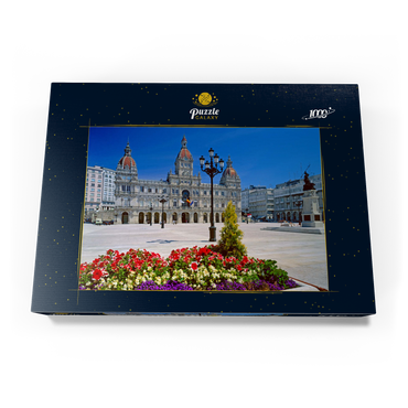 Rathaus mit der Statue der Marka Pita 1000 Puzzle Schachtel Ansicht3