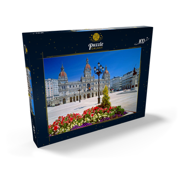 Rathaus mit der Statue der Marka Pita 100 Puzzle Schachtel Ansicht2
