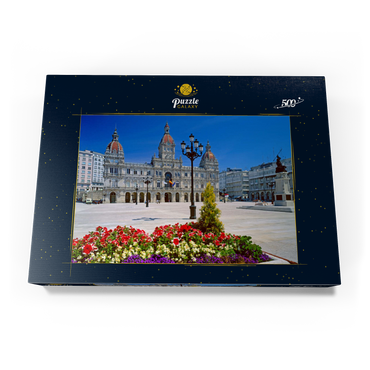 Rathaus mit der Statue der Marka Pita 500 Puzzle Schachtel Ansicht3