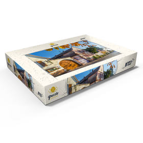 Alternative Darstellung des Puzzle-Motivs Winzerhäuser in Rhodt unter Rietburg, südliche Weinstraße – Puzzleteile: 1000