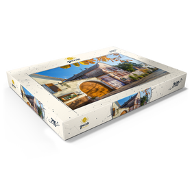 Alternative Darstellung des Puzzle-Motivs Winzerhäuser in Rhodt unter Rietburg, südliche Weinstraße – Puzzleteile: 200