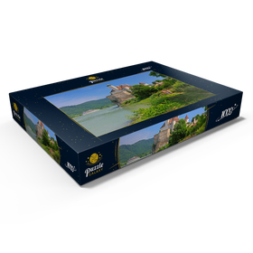 Alternative Darstellung des Puzzle-Motivs Schloss Schönbühel an der Donau, Schönbühel-Aggsbach, Österreich – Puzzleteile: 1000