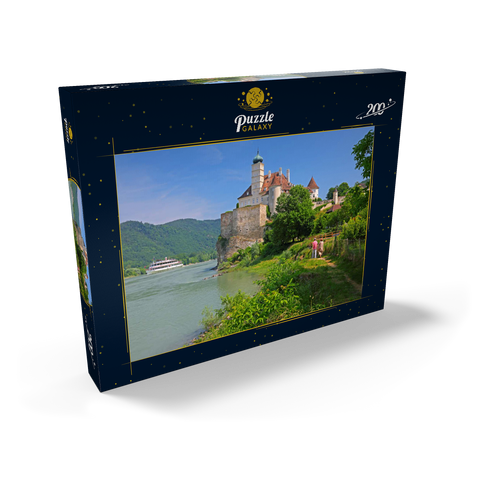 Schloss Schönbühel an der Donau, Schönbühel-Aggsbach, Wachau, Niederösterreich, Österreich 200 Puzzle Schachtel Ansicht2