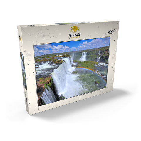 Iguazú-Wasserfälle mit Regenbogen, Paraná, Brasilien 200 Puzzle Schachtel Ansicht2
